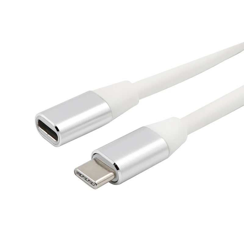 Кабель удлинитель USB 3 1 Type C с разъемом типа Папа мама из ПВХ кабель для передачи
