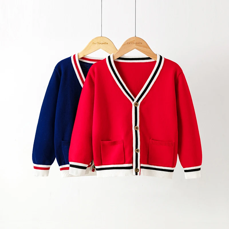 

Детский свитер для девочек, кардиган, теплая одежда с длинными рукавами на весну и осень