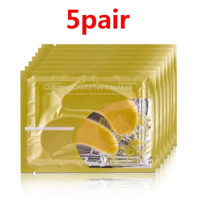 5pair style 8 5 шт. в упаковке = 10 шт., черная маска для глаз с кристаллами, черная маска для глаз, темные круги, очищающая, увлажняющая маска для глаз - Цвет: 5pair style 8