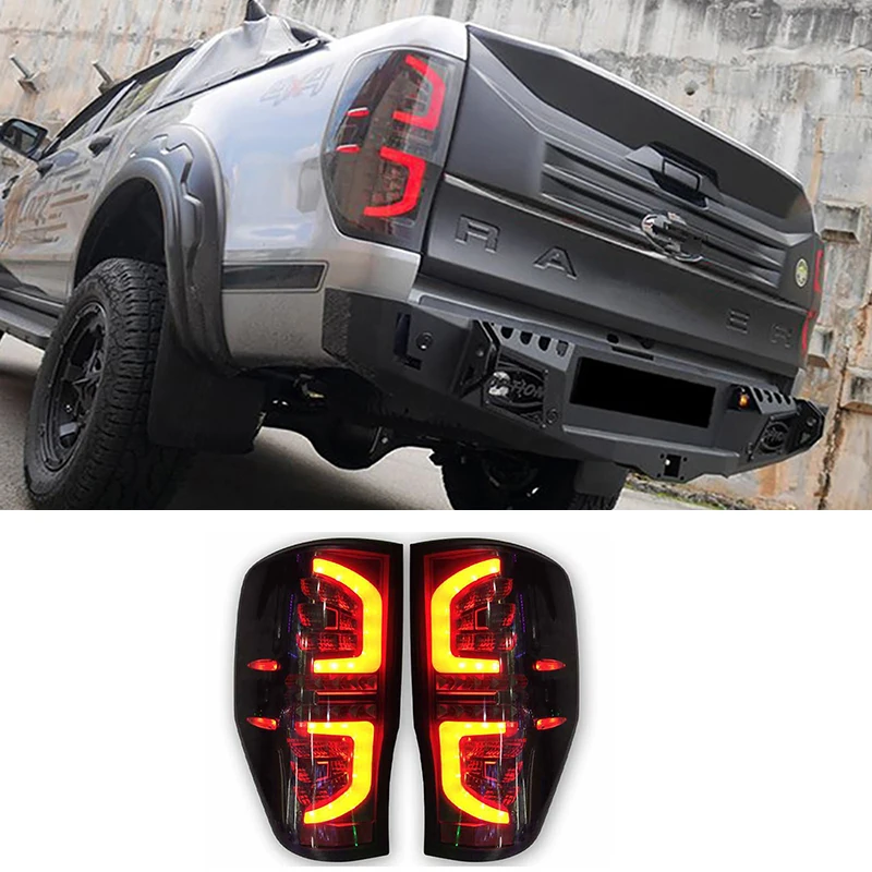 

Raptor Taillight Off-road 4X4 Rear Lamp Parts Turn Signal Lights Rear Brake Lamps Led Tail For Ranger Raptor T6 T7 T8 2012-2021