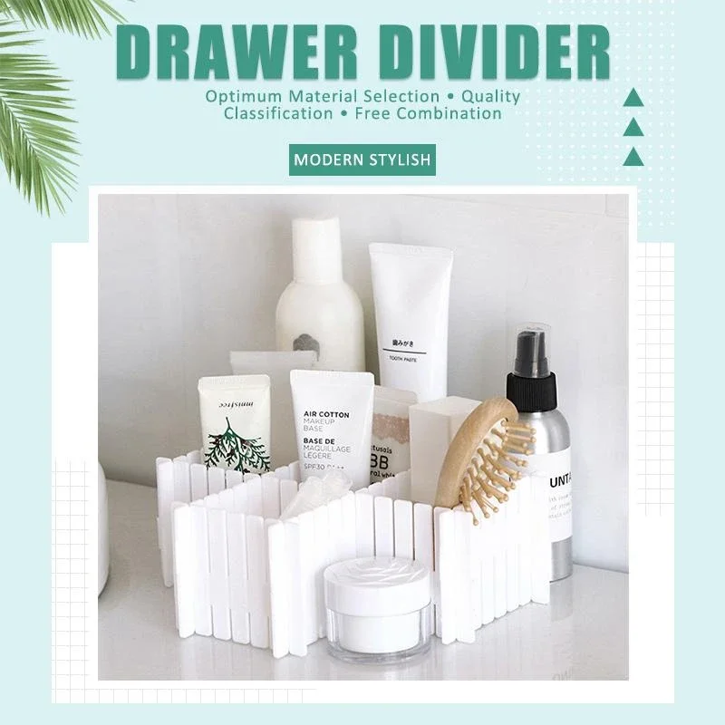 

Adjustable Clapboard Drawer Divider Partition Storage Organiser Wardrobe Closet Separator For Underwear Socks Belt Dropshipping