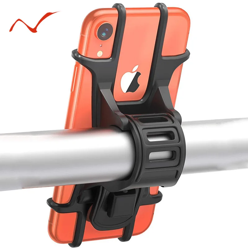 Велосипедный держатель телефона Универсальный Регулируемый силиконовый для