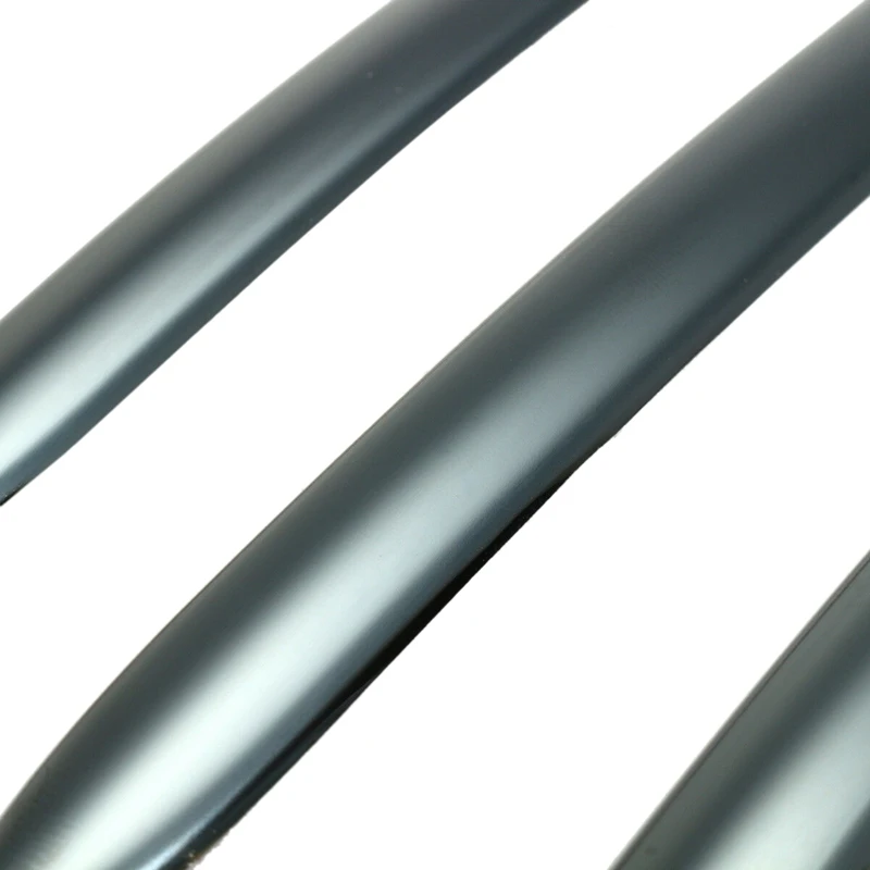 Черная боковая дверная ручка накладка в полоску для BMW 5 серии F10 F18 F11 2011