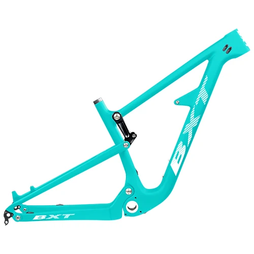 BXT full green Полный комплект велосипедной подвески рама 29er BSA; углерод, волокно, рама для горного велосипеда 142*12 мм 150 мм, рама для велосипеда для путешествий 148*12 мм - Цвет: BXT full green