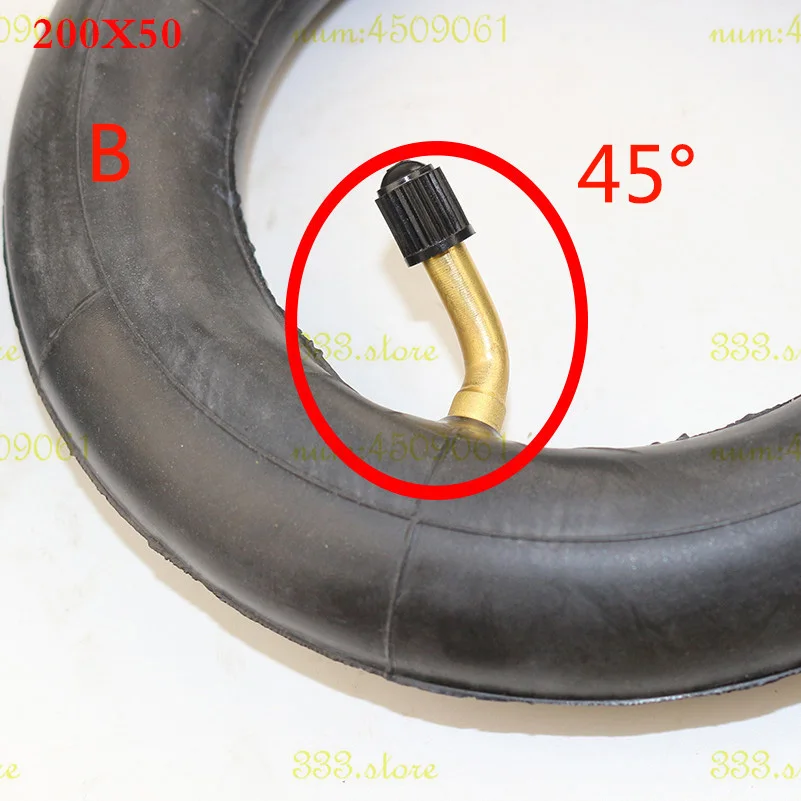 inner tube B 8 дюйма покрышки электрический скутер 200x50 Внутренняя труба для мотоцикла части для бритвы скутер E100 E150 E200 espark сумасшедшая тележка скутеры - Цвет: inner tube B