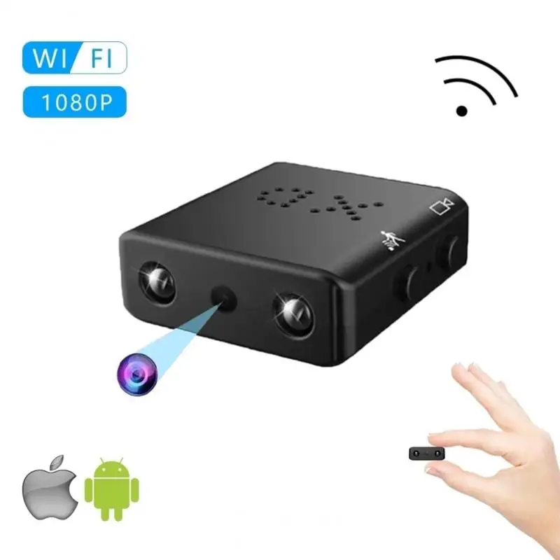 

1080P Mini WIFI IP Camera H D Night V Ision 90-degree Viewing Angle Micro Cam DVR Remote Camcorder Security Protection Camera