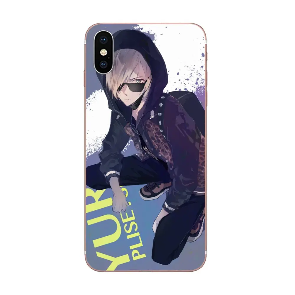 TPU Capa For Samsung Galaxy Note 5 8 9 S3 S4 S5 S6 S7 S8 S9 S10 5G mini Edge Plus Lite Anime Skate Yuri On Ice Plisetsky | Мобильные