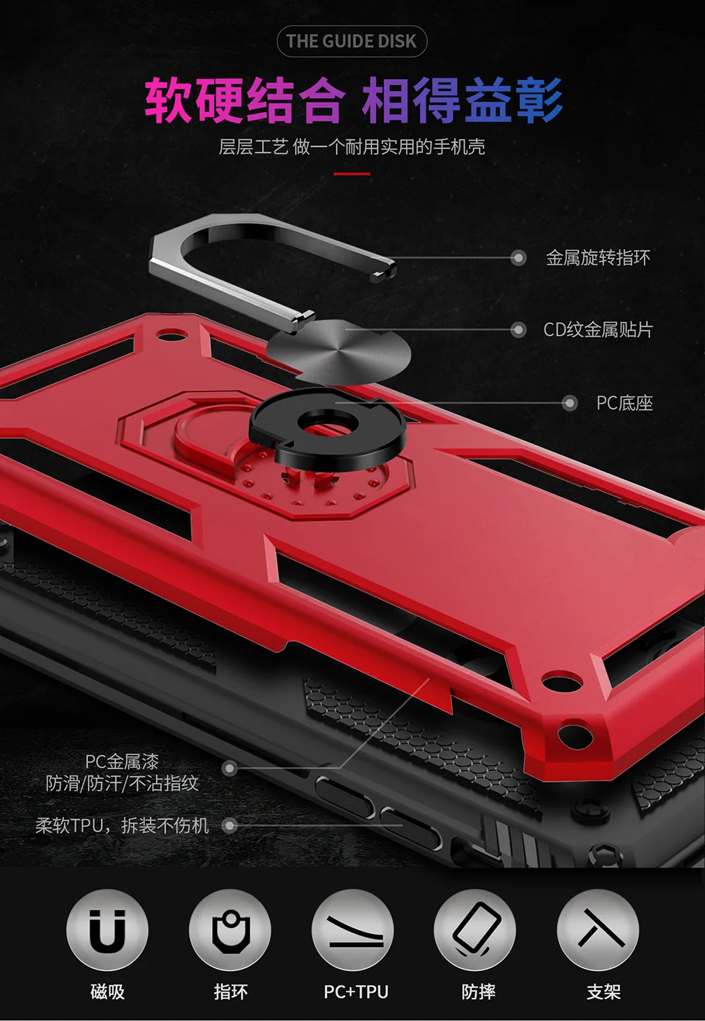 for apple iphone se 2020 case hard with stand ring armor shockproof protective back cover case for iphone se 2 se2 2020 shell free global shipping