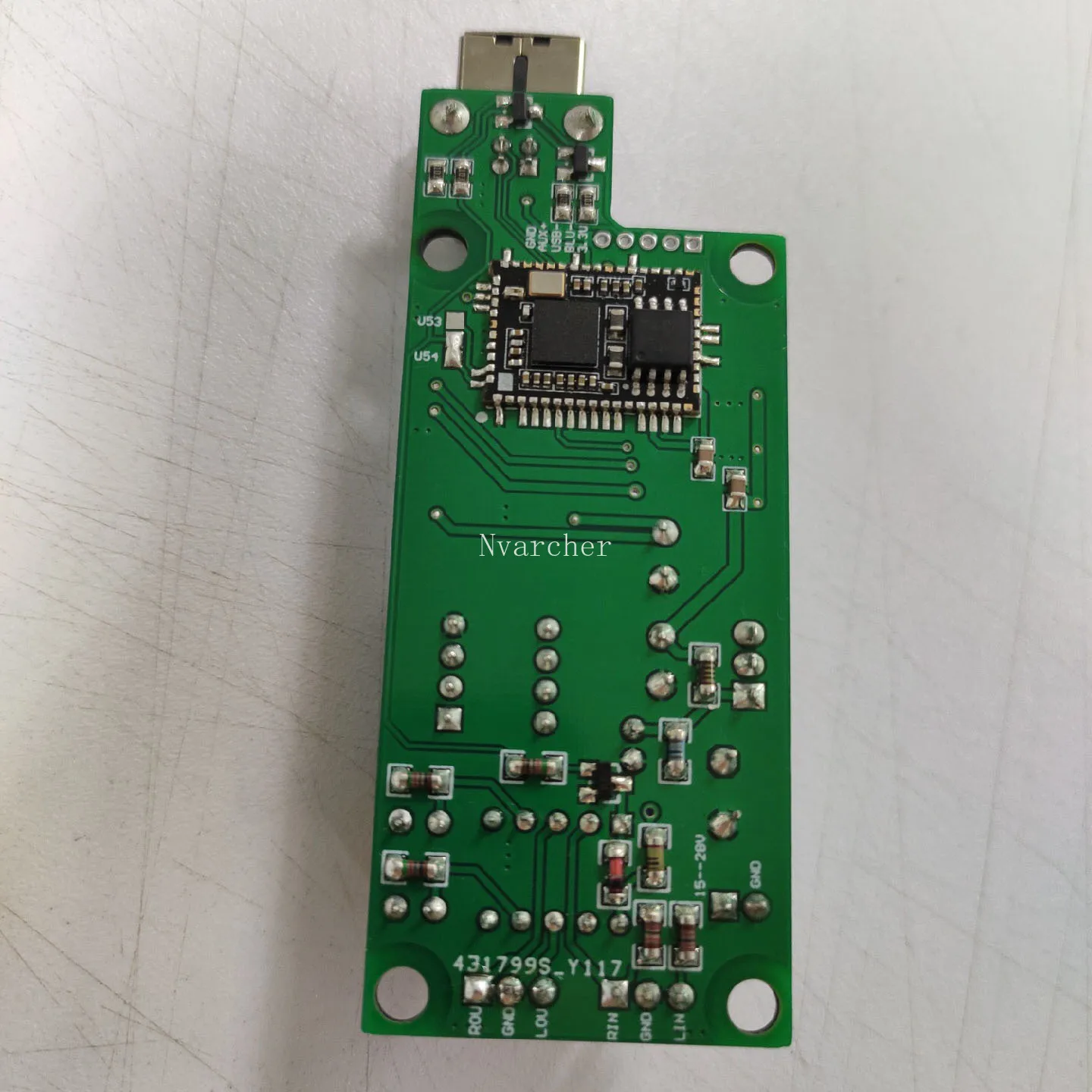 Nvarcher QCC5125 Bluetooth 5.1 ES9018K2M Decoder Bard USB AUX Input | Электроника