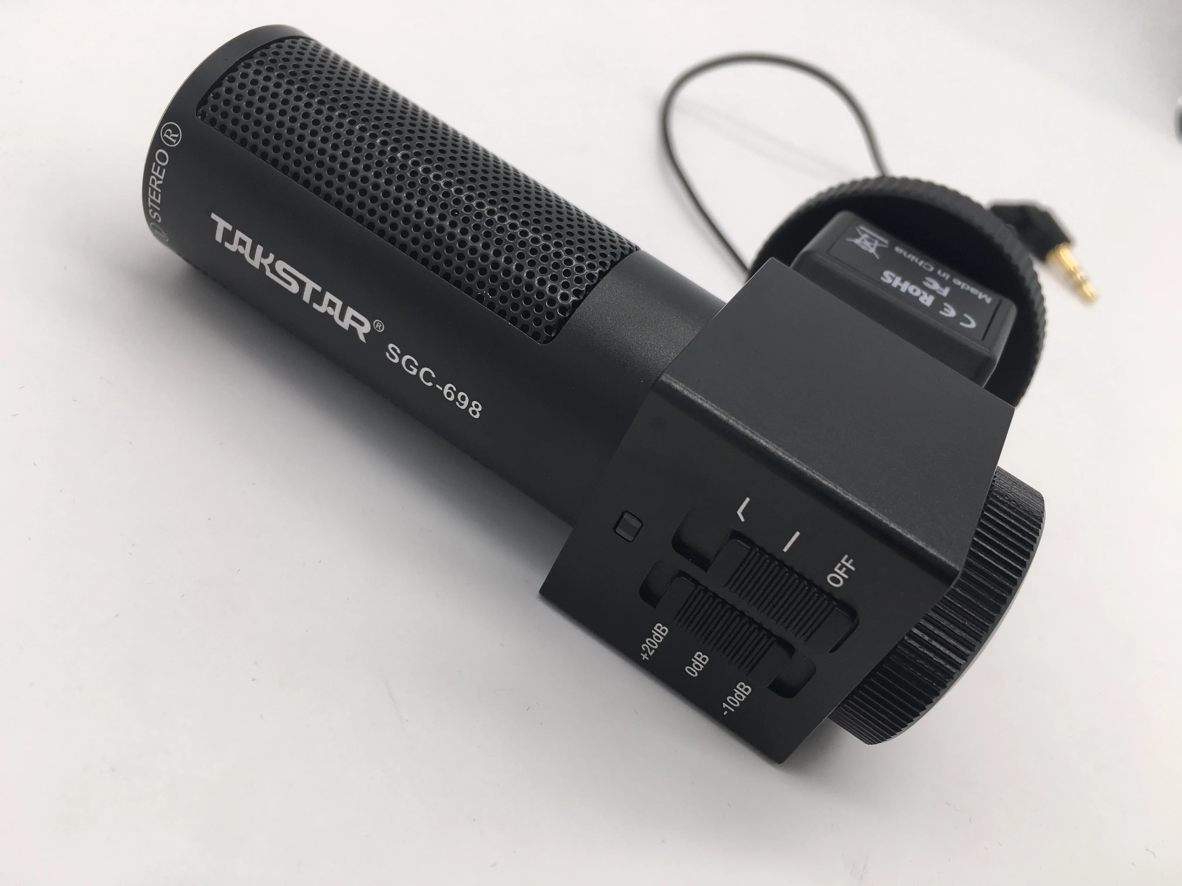 Конденсаторный микрофон TAKSTAR для фотосъемки и интервью с выходом 3 5 мм цифровых