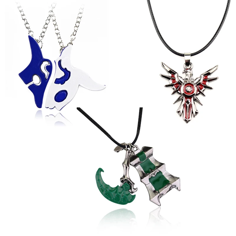 LOL родственных вечное ожерелье с охотниками Волк и ягненок маска кулон покрытое