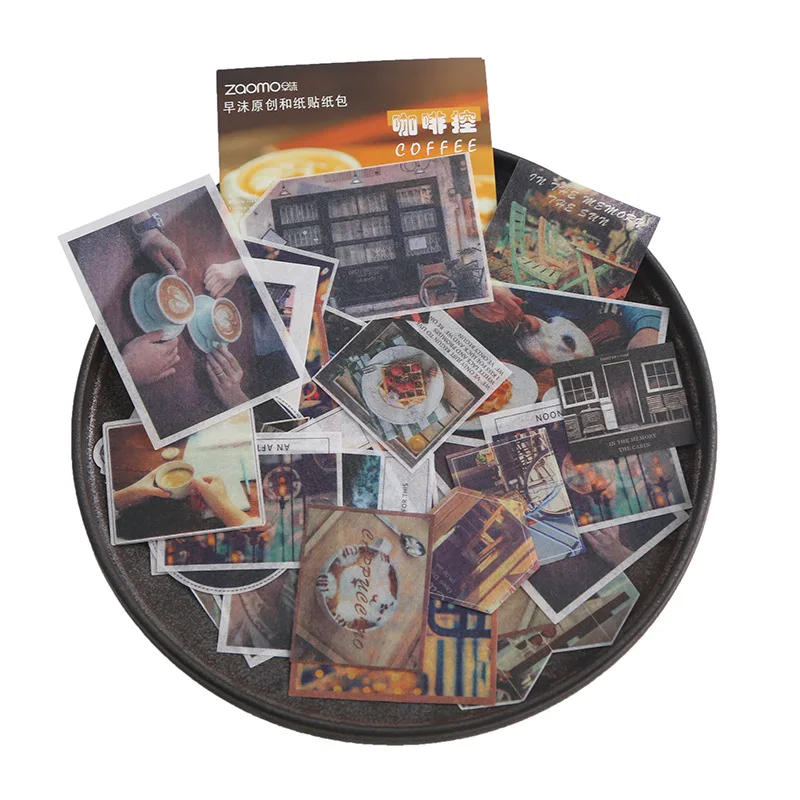 40 шт./лот мини-бумажная наклейка с природными пейзажами для путешествий Diy