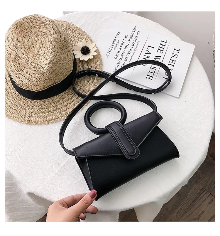 Fluorescent Color Envelope Bag For Ladies Retro High Quality Pu Leather Handbags Female Wome Elegant Korean Style Crossbody Bags