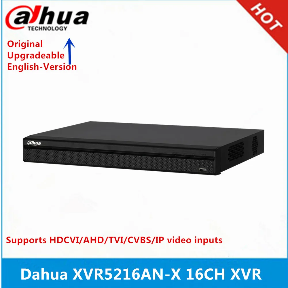 Сетевой видеорегистратор Dahua XVR5216AN-X 16-канальный видеорегистратор пятиядерный ГП брод 1080P цифровой видео Регистраторы поддерживаются sd-карты 5MP HDCVI Камера и 6MP IP Камера