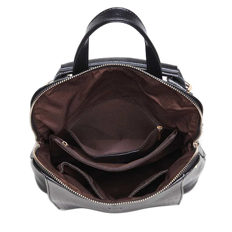 Многофункциональный рюкзак из натуральной кожи для мужчин и женщин повседневный