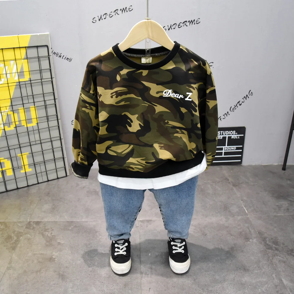 2020 Retail 2pcs Boy casual hoodies + pant boys clothing baby boy sets kid's suits more color choosing free shipping AA7 | Детская