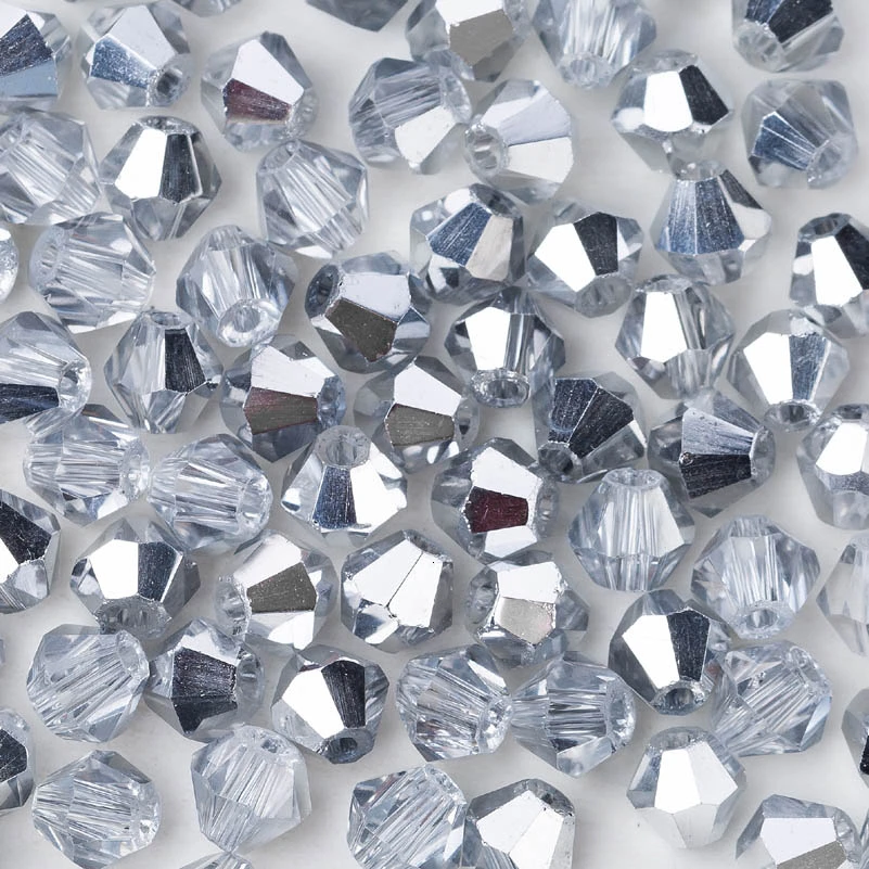 Taidian 4 мм биконовые хрустальные бусины для самостоятельного изготовления