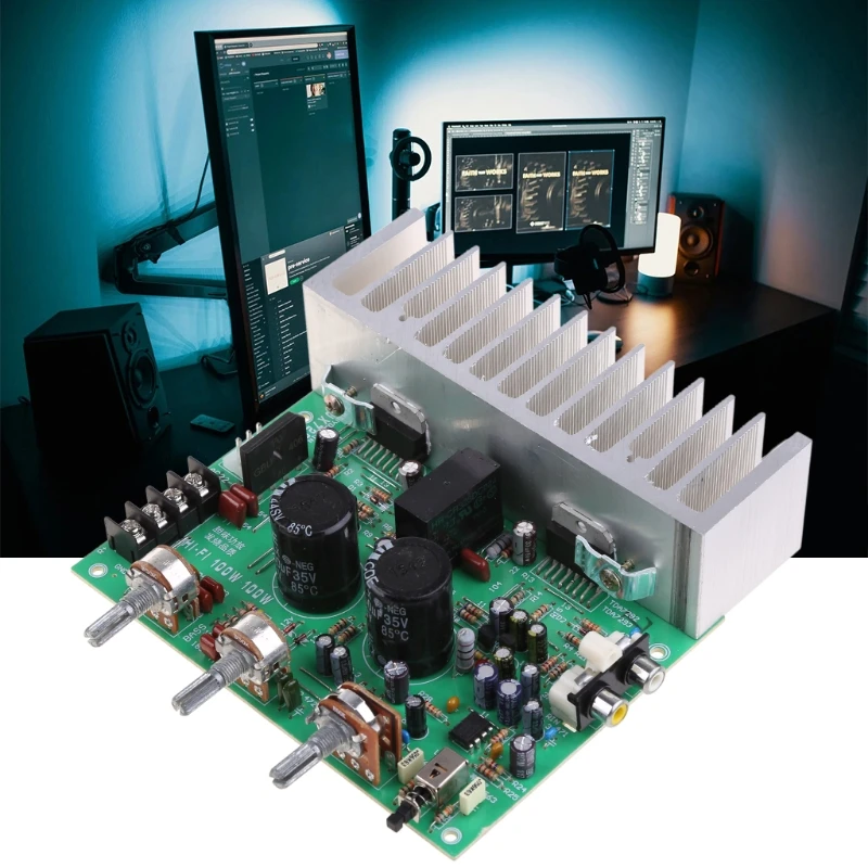 39XD TDA7294 Stereo Dual Channel Digital Power Amplifier Finished Board Module | Электроника