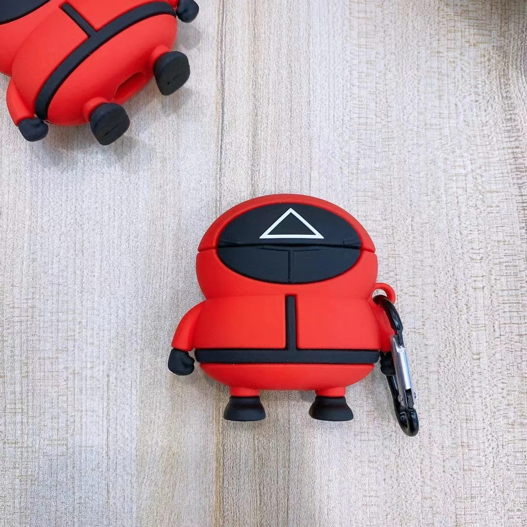 

Factory Direct Sales Squid Gaming For AirPods 2 1 Case Silicone Headset Shell For Airpods Protective Case