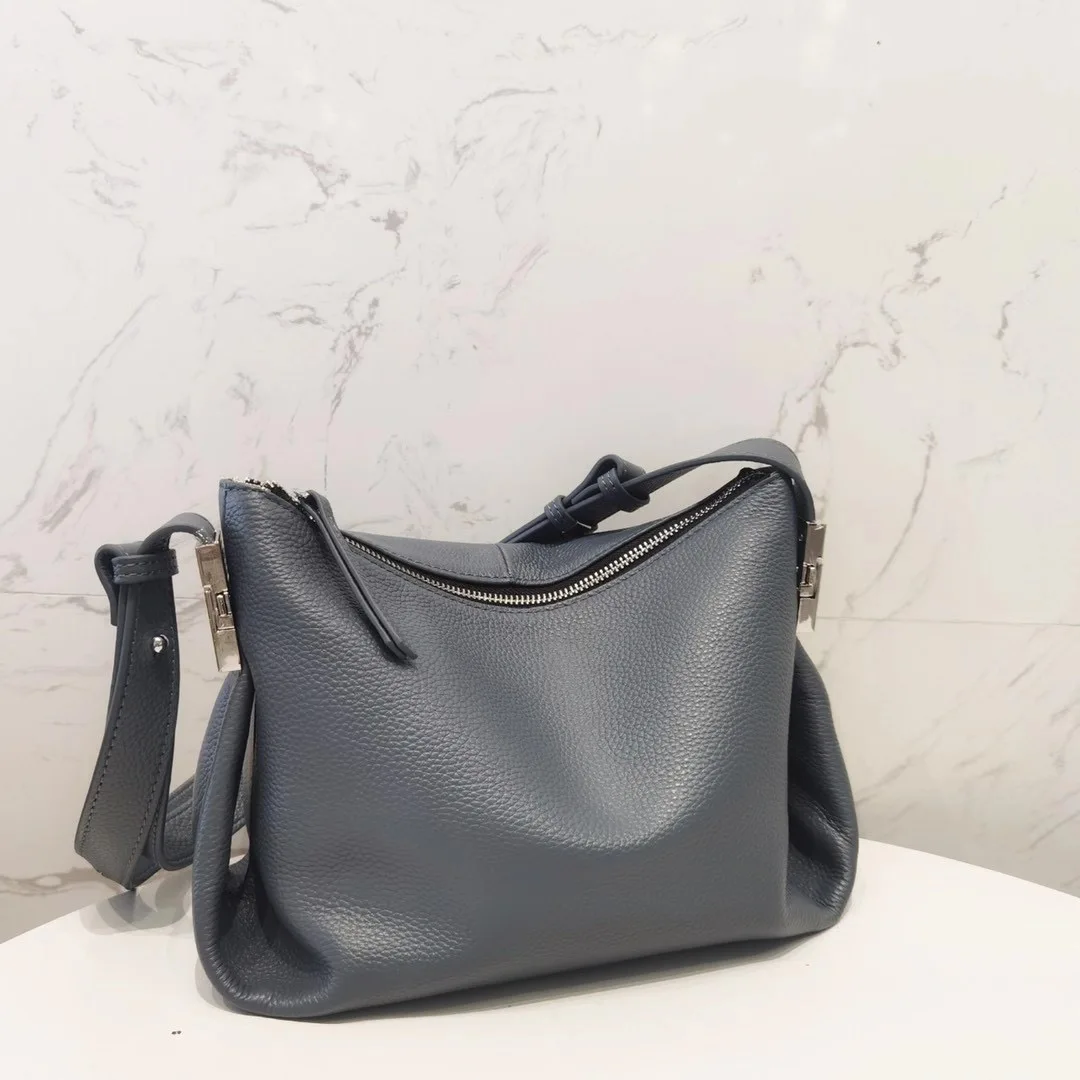 Сумка на плечо San Maries женская из мягкой натуральной кожи Модный элегантный