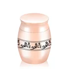 5 цветов не деформируется Алюминий сплава урны кремации для человеческого пепла мелких животных шкатулки памятный сувенир банку резные цветы Бесплатная доставка