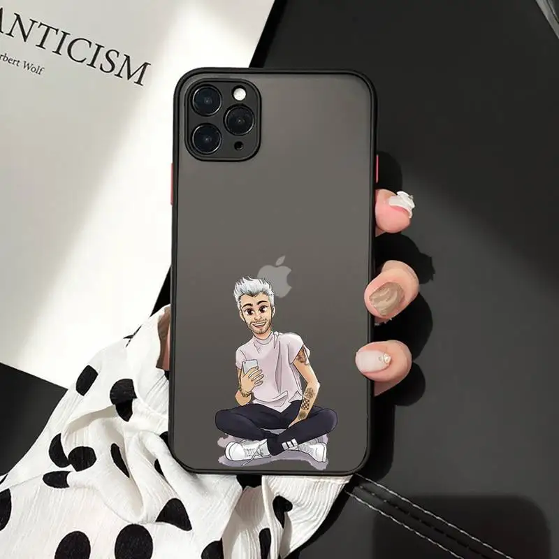 

Zayn malik one direction Phone Cases matte transparent For iphone 7 8 11 12 plus mini x xs xr pro max cover
