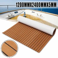 6 types self adhesive eva foam decking sheet faux teak synthetic boat marine flooring sheets anti skid brown gray black striped