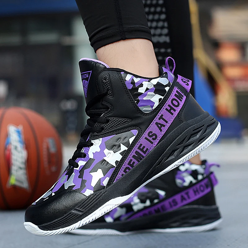 Мужская баскетбольная обувь с высоким берцем баскетбольные кроссовки для мужчин