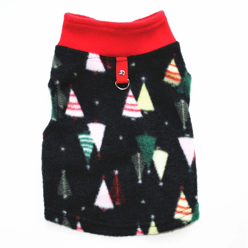 light black Жилет для собаки мягкий, флисовый, для собаки, одежда для собак, собака карамельного цвета футболка с собакой поводок d-образное кольцо в виде мопса, Yorks одежда для домашних животных - Цвет: light black