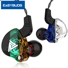 Наушники-вкладыши Easybuds QKZ AK6, проводные, 3,5 мм, с усиленными басами, для пробежек и прослушивания музыки, для Xiaomi, Huawei