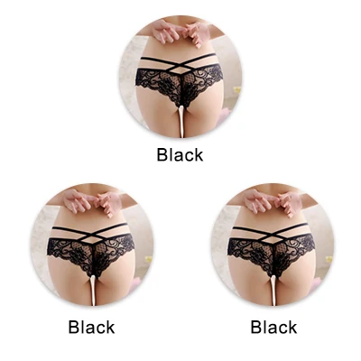blackblackblack UG, сексуальные женские трусики, кружевные, низкая посадка, одноцветные, сексуальные трусы, женское нижнее белье, штаны, Дамское кружевное белье, женские стринги - Цвет: blackblackblack