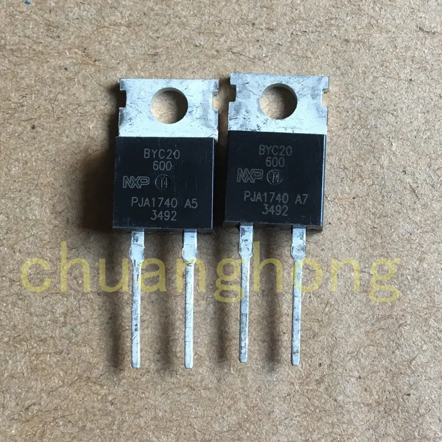 

1Pcs/Lot Original New BYC20-600 Rectifier Diode TO-220-2 BYC20