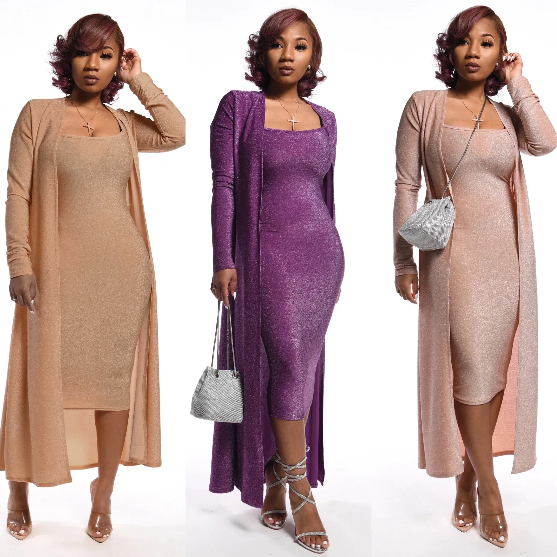 Комплект из 2 предметов платье новинка 2020 модное длинное пальто в африканском