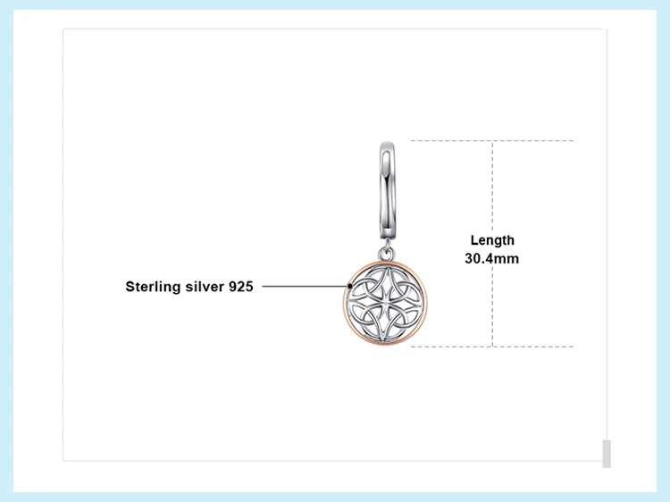 JewelryPalace полые Селтикс узлы серьги 925 пробы серебро модный подарок для ювелирных изделий для лучших друзей лидер продаж; Новинка поступления