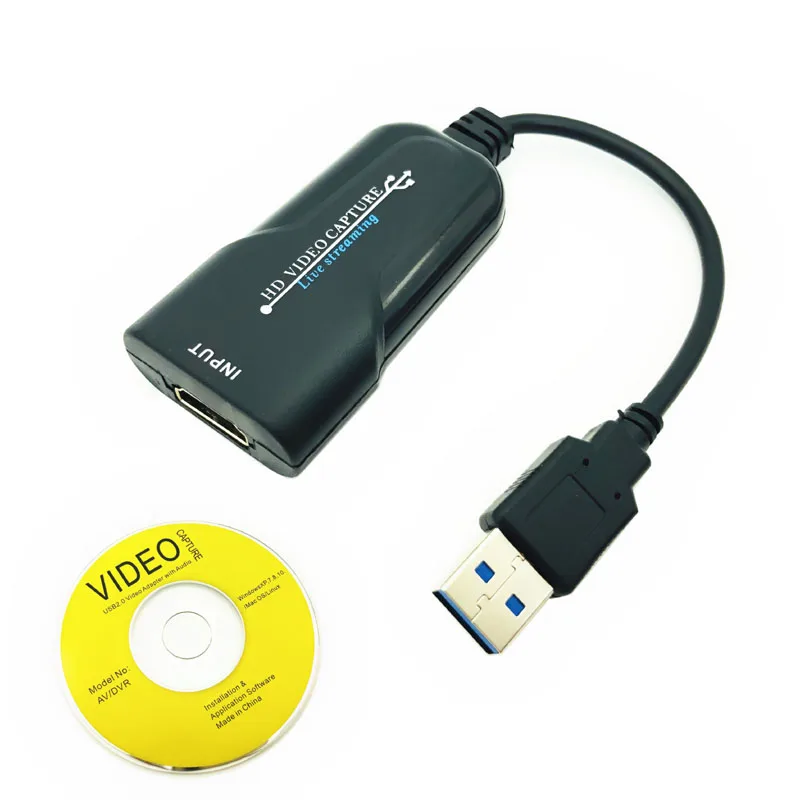 Устройство для захвата видео HDMI USB 3 0 1080P 60 кадров/с|Карты видео- и ТВ-тюнеров| |