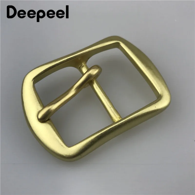 Deepeel твёрдая латунная пряжка для Для мужчин Металл контактный пряжки ремня 34 35 мм