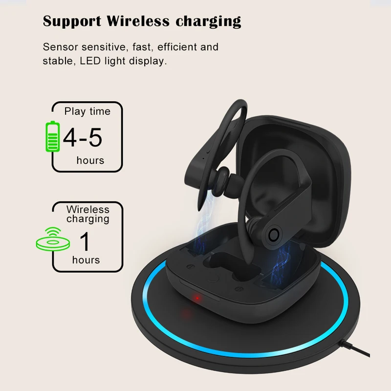 Sovawin B10 V5.0 Bluetooth Спортивная гарнитура мини беспроводные наушники вкладыши TWS