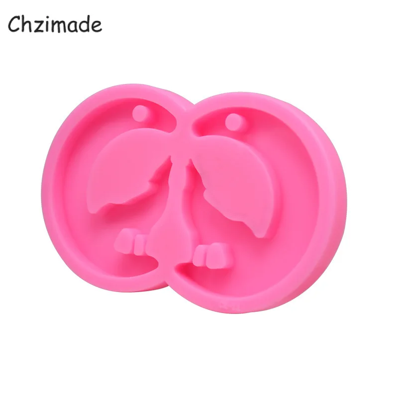 Chzimade Волк Луна Форма силиконовые формы для эпоксидной смолы ключевая цепь кулон