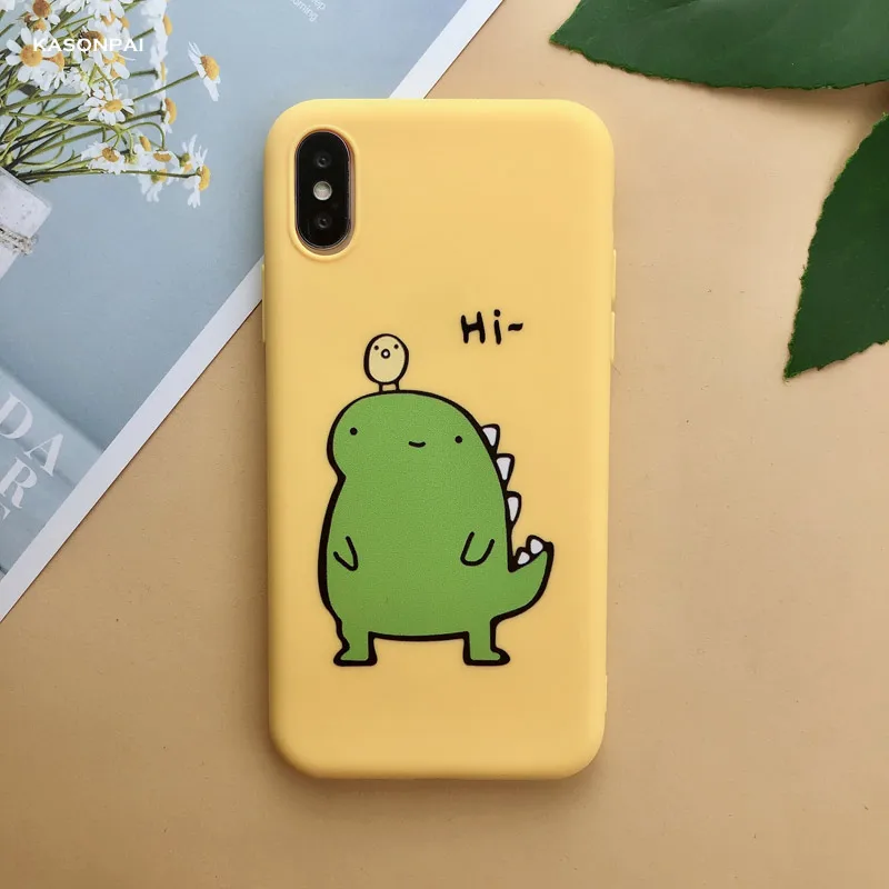 style17 Модный мягкий ТПУ чехол для телефона с изображением персика, авокадо, фруктов для iPhone X, XS, Max, XR, 7, 8, 6, 6S Plus, 11 Pro, милый мультяшный чехол с изображением динозавра - Цвет: style17