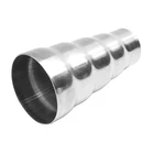 Универсальный 5-ступенчатый переходник из нержавеющей стали 201 для выхлопной трубы