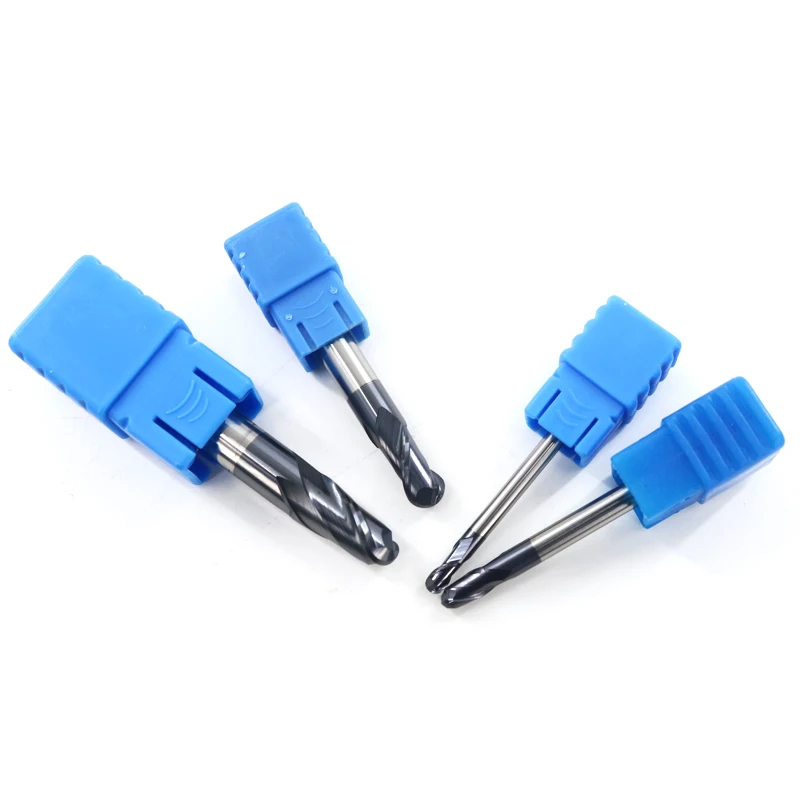 2/5/10 шт. R5mm HRC45 шаровая Концевая фреза с 2 канавками вольфрамовый твердый карбид