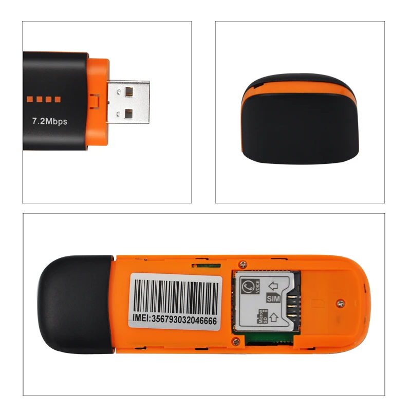 3g модем 7 2 Мбит/с внешней антенной Win7/8/10 Mac Android Ubun с USB 0 High Speed|3G модемы| |