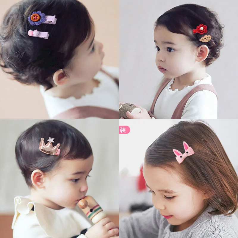 18 шт заколка для волос девочек аксессуары детская лента лук заколки Мультяшные