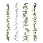 Украшение для рождественской елки, 1,5 м, украшение в виде лианы бар, верхняя гирлянда, Новогоднее украшение для улицы