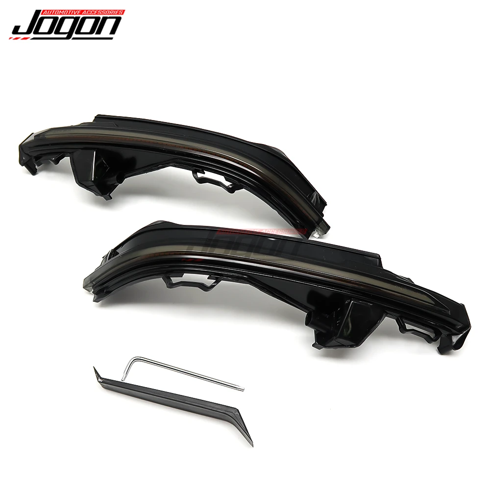 Светодиодный динамический поворота Габаритные Зеркало заднего вида