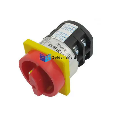 Замок НЗ 8 клемм 2 Позиции Cam Комбинации переключатель переменного тока 380V 40A |