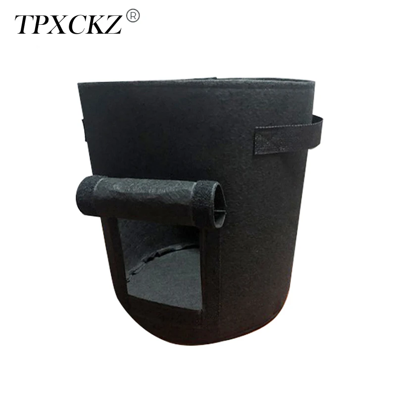 

TPXCKz 3 Size Plant Flower Grow Bags Pot Home Garden Tools Potato Strawberry Fabric Vegetable Vertical Garden Bag Tools
