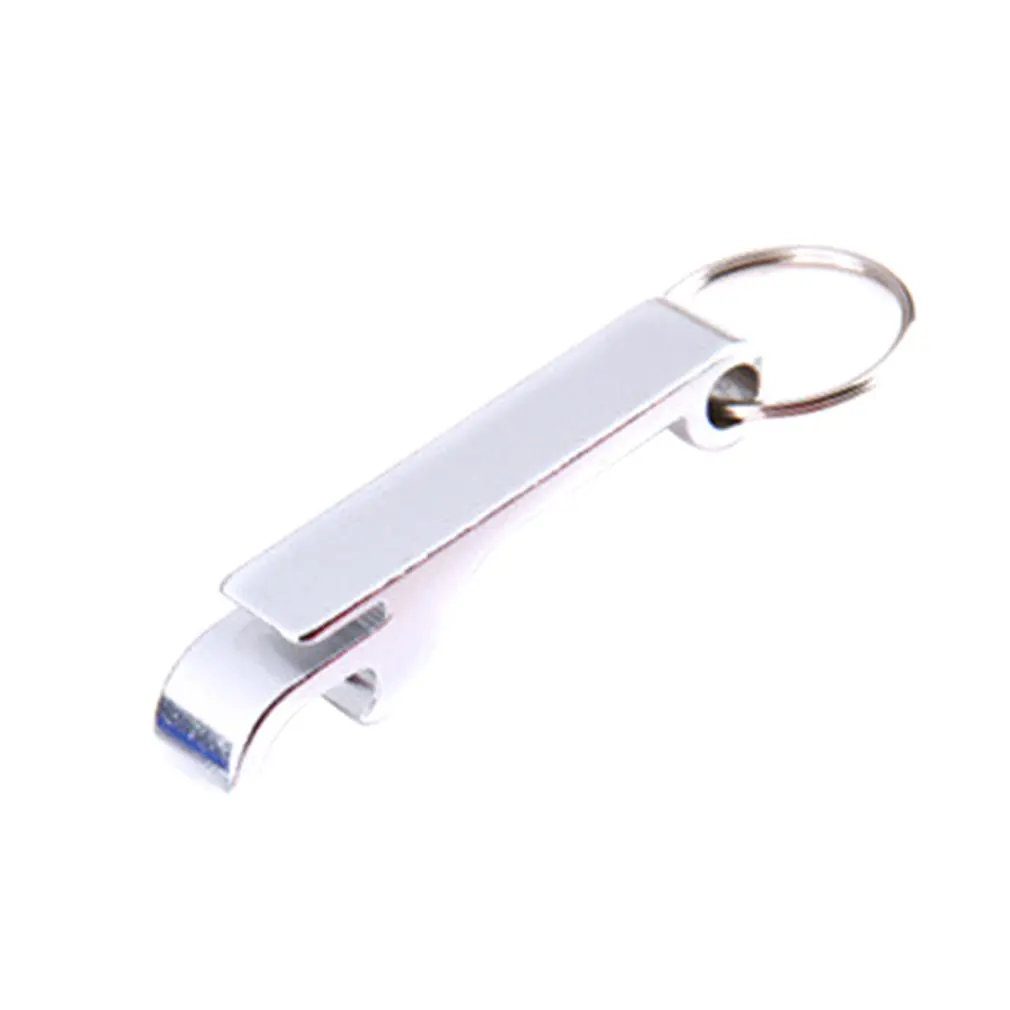 

1Pcs Portable Beer Bottle Opener Aluminum Wine Opener Keychain Mini Jar Opener Opening Wine Beer Party Accessories Kitchen Tools