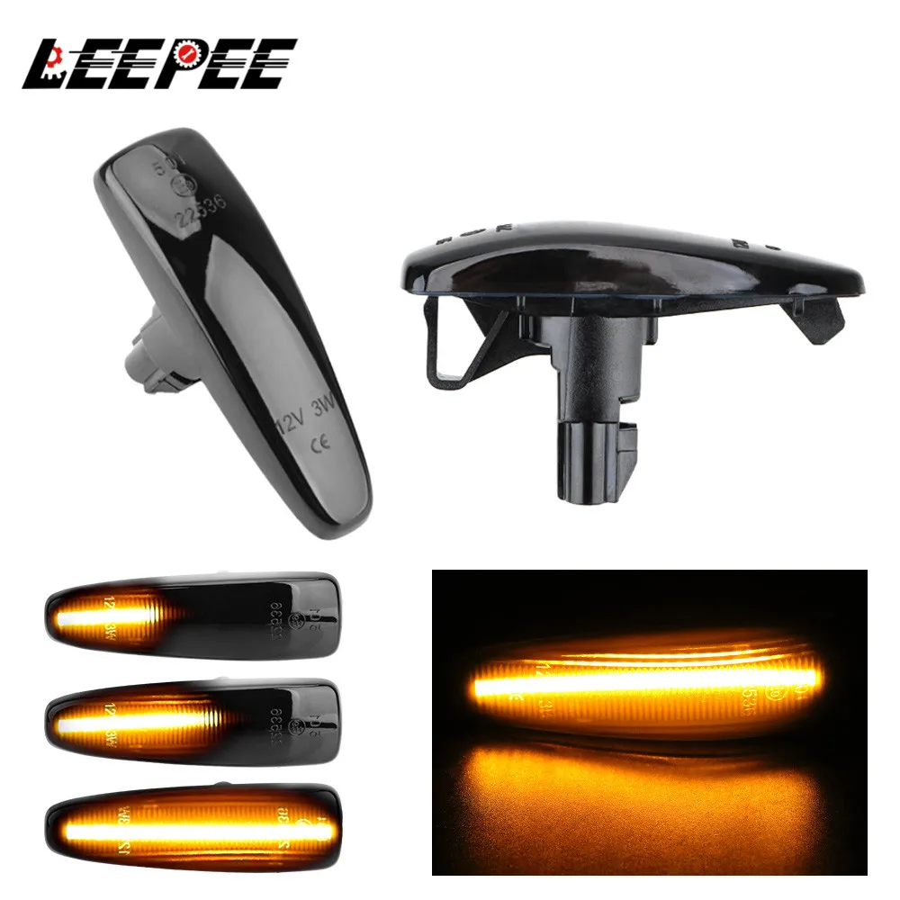 

LED Car Dynamic Side Marker Blinker Light A Pair Signal Lamp Turn Signal Light