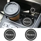 1 шт. Автомобильный держатель для бутылки с водой, Противоскользящий коврик, силиконовый коврик для Hyundai Tucson 2017 2018, аксессуары для стайлинга автомобиля